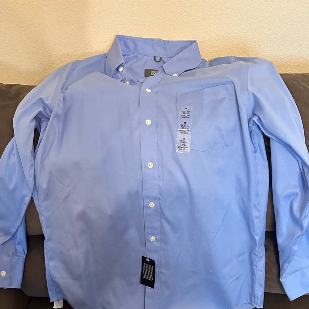 Kenneth Cole Reaction Light Blue Dress Shirt
